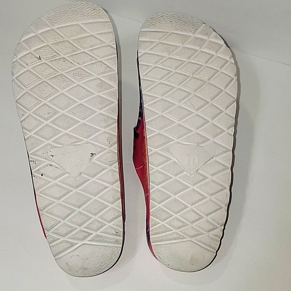 ALOHA ISLAND tie-dye double strap buckle sandals, waterproof, women's size 10 - Picture 5 of 5